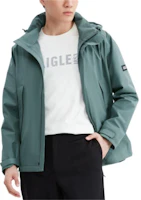 AIGLE GORE-TEX Waterproof Windproof Breathable Hoodie Jacket Stone Blue AJ471 AIGLE GORE-TEX Waterproof Windproof Breathable Hoodie Jacket Stone Blue AJ471