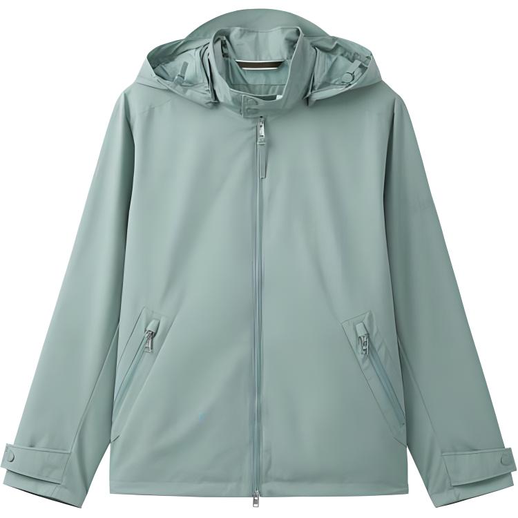 AIGLE GTX Windproof Breathable Outdoor Jacket for Men - Porcelain Blue AZ543