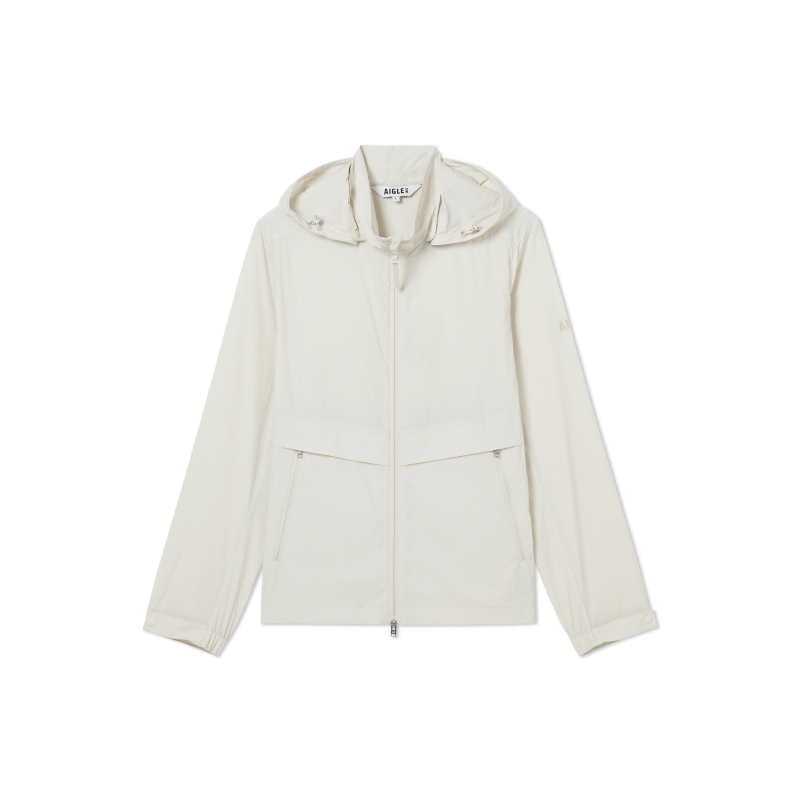 AIGLE Lightweight UV-Proof Water-Resistant Packable Jacket Light Green AW442