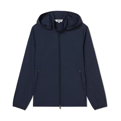 AIGLE Lightweight UV-Resistant Water-Repellent Jacket Empire Deep Blue AW431