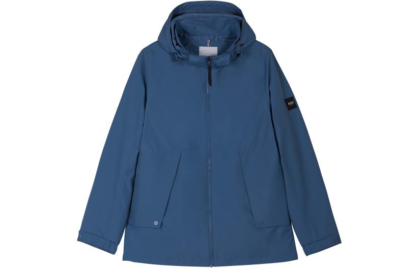 AIGLE MTD Windproof Waterproof Breathable Hooded Jacket - Moonlight Blue N2331