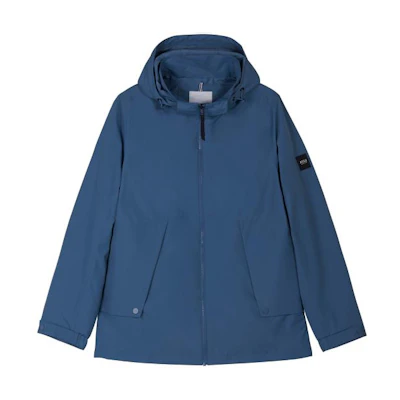AIGLE MTD Windproof Waterproof Breathable Hooded Jacket - Moonlight Blue N2331