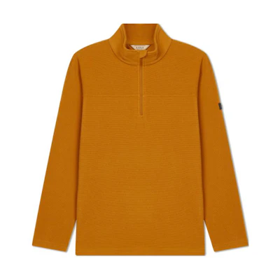 AIGLE Outdoor Long-Sleeve Sweatshirt Spice Yellow – Warm & Comfortable AX383