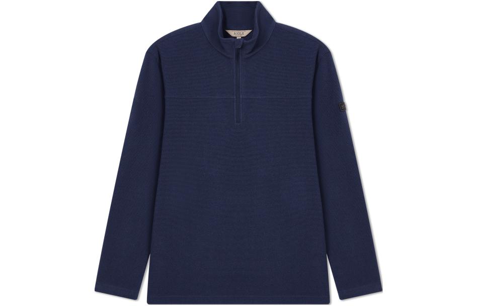 AIGLE Outdoor Sport Long-Sleeve Sweatshirt - Indigo Blue, Warm & Comfortable AX382