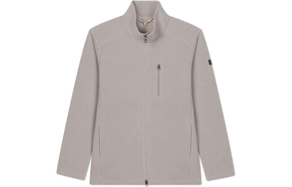 AIGLE Polartec Fleece Jacket Zip-Up Misty Gray AX392