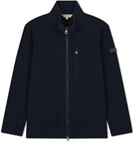 AIGLE Polartec Navy Blue Fleece Jacket with Stand Collar and Zipper AX391 AIGLE Polartec Navy Blue Fleece Jacket with Stand Collar and Zipper AX391