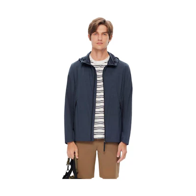 AIGLE Solid Waterproof Sun-protective Outdoor Jacket - Imperial Navy Blue AK211