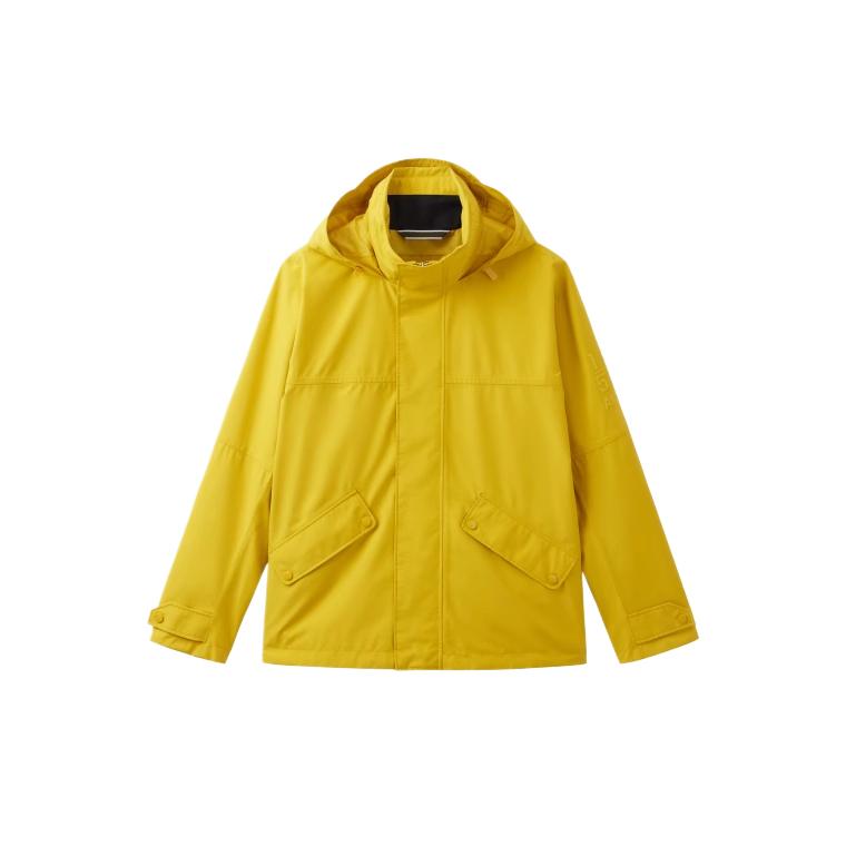 AIGLE Urban Outdoor GORE-TEX Waterproof Breathable Jacket Lemon Yellow Men BA384