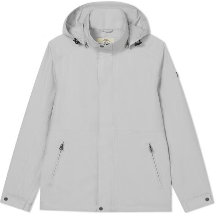 AIGLE Urban Outdoor Waterproof Windproof Hoodie Jacket Dark Gray AL392