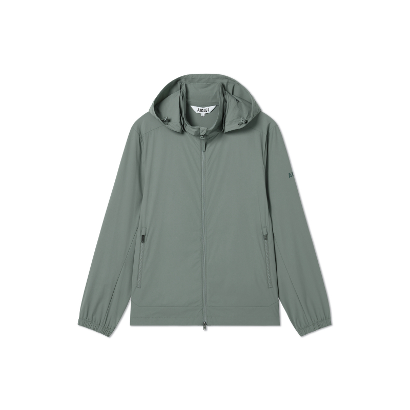 AIGLE UV Protection Water-Repellent Cool Jacket Imperial Navy Blue AW452