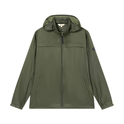 AIGLE Waterproof Outdoor Jacket - Solid Navy Blue AR621