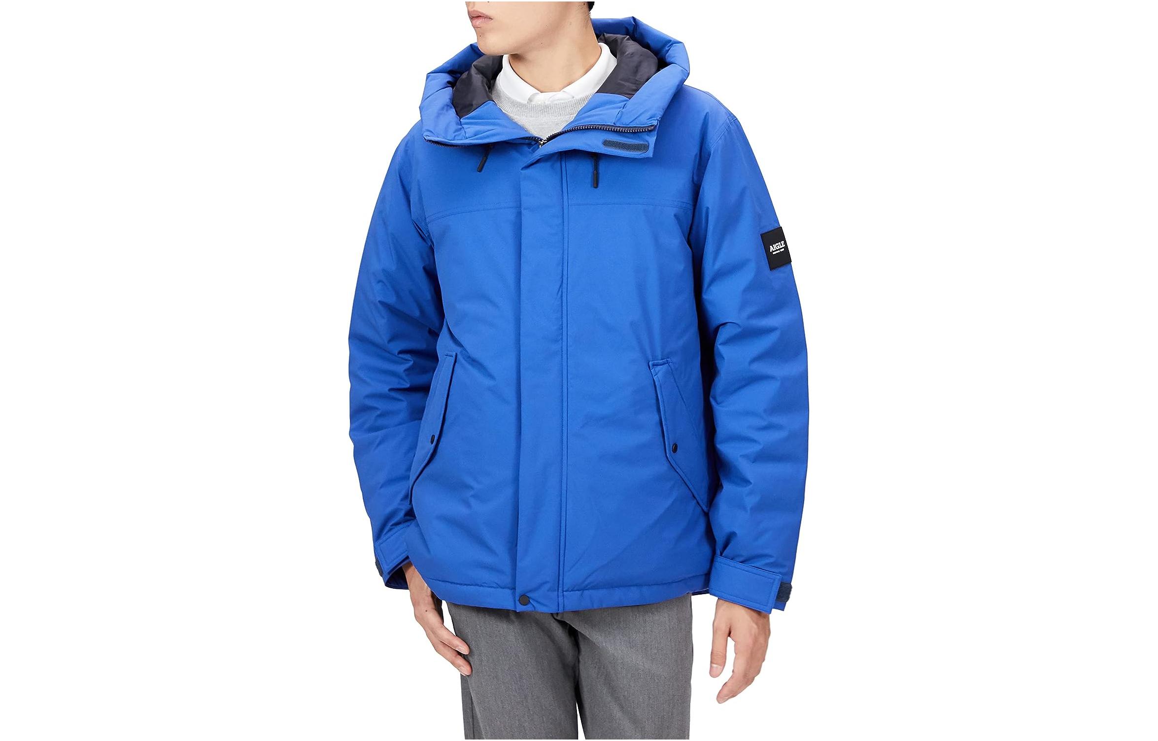 AIGLE Waterproof Warm Sports Jacket - Blue ZBH107J