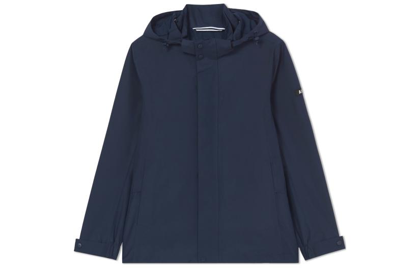 AIGLE Waterproof Windproof Breathable Hooded Jacket - Imperial Navy AJ632