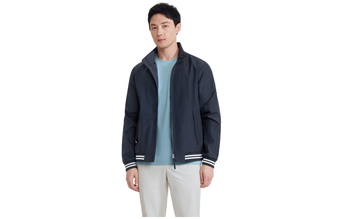 AIGLE Windproof Breathable Outdoor Jacket - Imperial Navy BC641