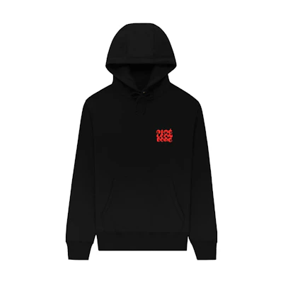 Aimé Leon Dore Black Printed Hoodie Unisex FW23CH003-0002