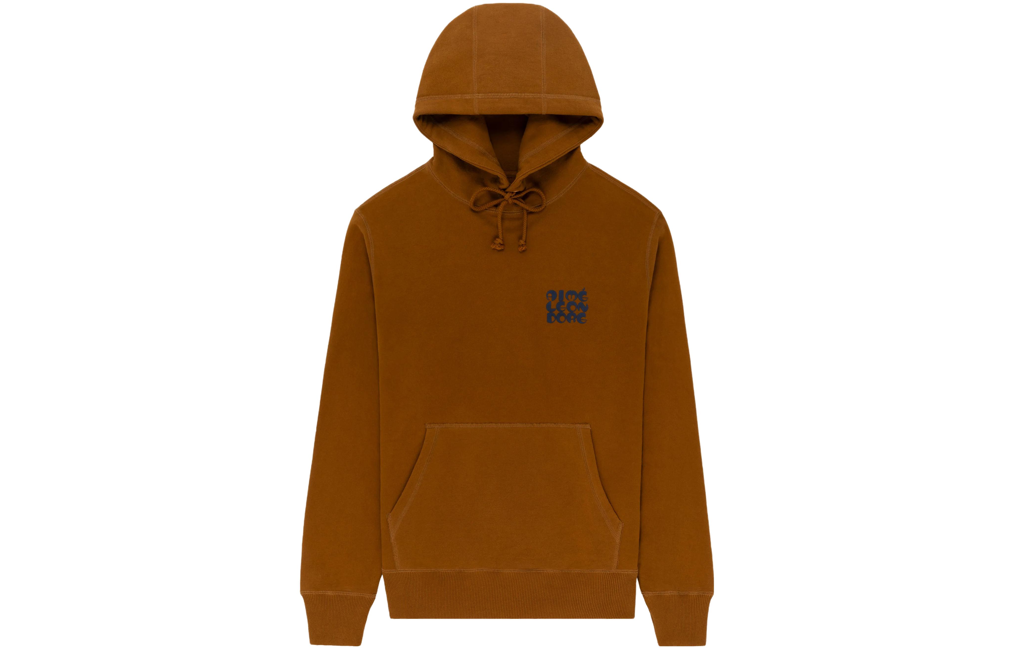 Aimé Leon Dore Brown Printed Hoodie Unisex Pullover FW23CH003-0001