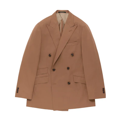 Aimé Leon Dore Brown Wool Double-Breasted Jacket SS23WJ019