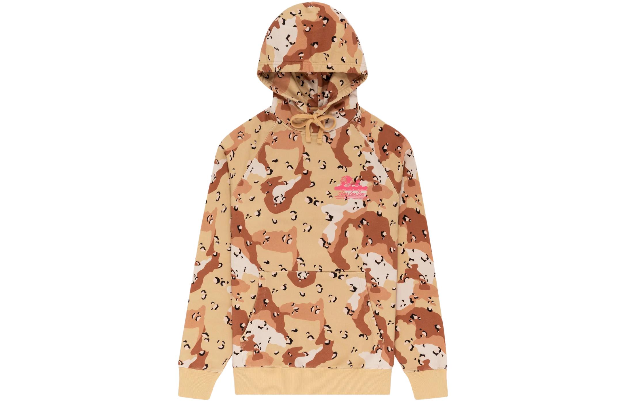 Aimé Leon Dore Camouflage Hoodie Unisex Brown FW23CH013-0002