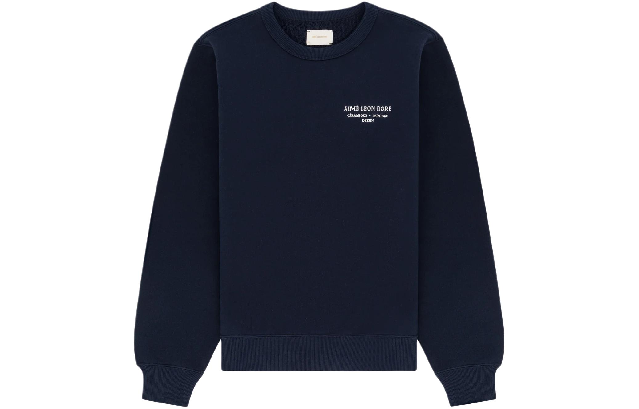 Aimé Leon Dore Crewneck Letter Print Casual Sweatshirt SS24CS006