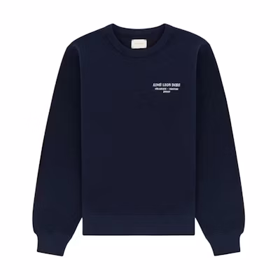 Aimé Leon Dore Crewneck Letter Print Casual Sweatshirt SS24CS006