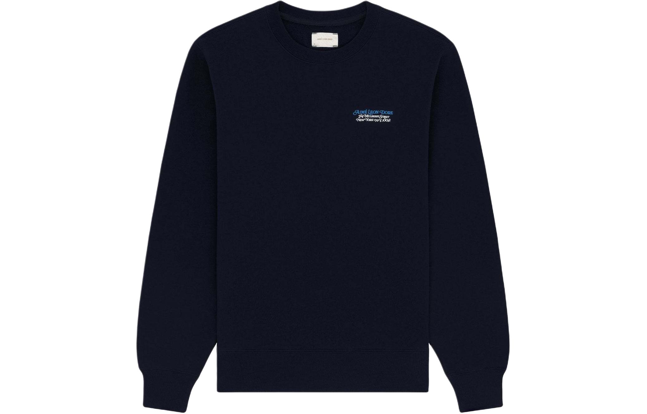 Aimé Leon Dore Crewneck Letter Print Long Sleeve Sweatshirt Unisex SS24CS007