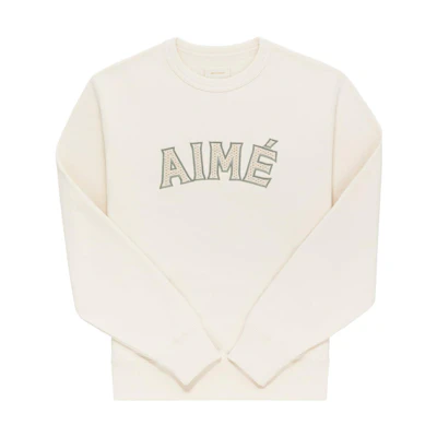 Aimé Leon Dore Embroidered Logo Crewneck Sweatshirt Casual Long Sleeve SS23CS005