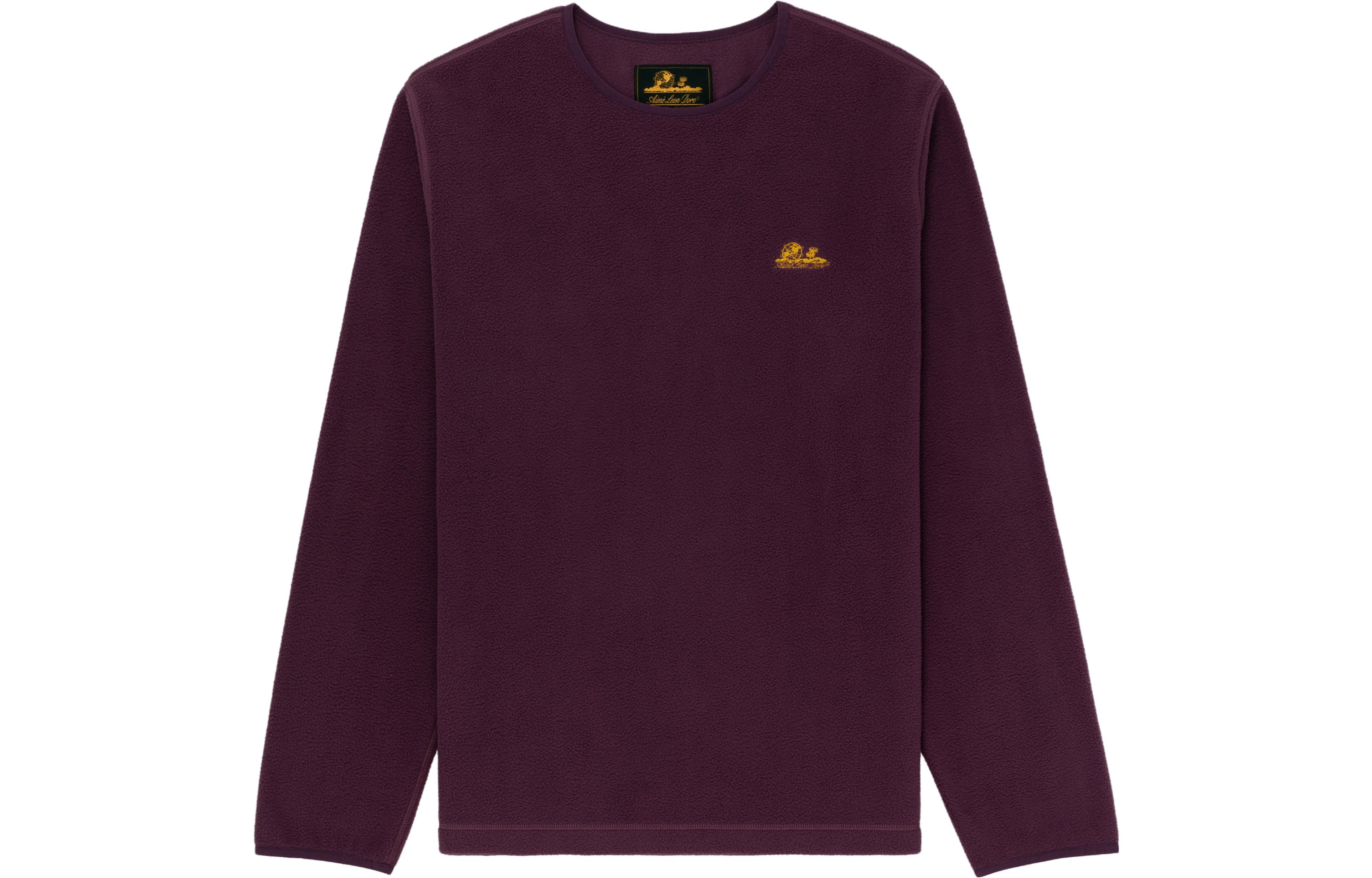 Aimé Leon Dore Embroidered Long Sleeve Sweatshirt with Elastic Trim Mens SS23WT034