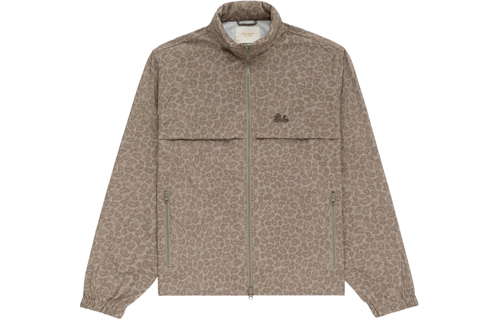 Aimé Leon Dore Embroidered Zip Jacket Unisex Grey FW23WJ050-0033