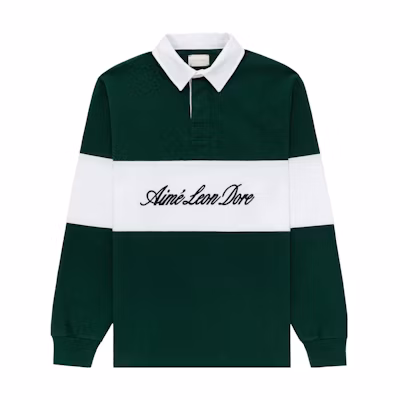 Aimé Leon Dore FW23 Lettered Collared Long Sleeve Sweatshirt Unisex FW23CS018