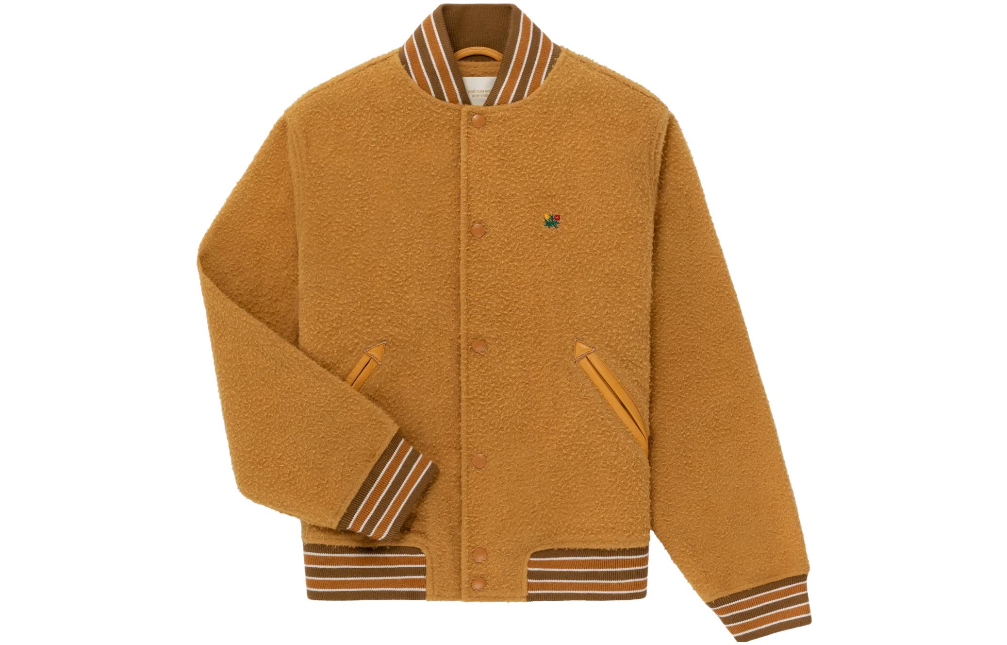 Aimé Leon Dore FW23 Logo Embroidered Striped Collar Long-Sleeve Jacket Unisex FW23WJ017
