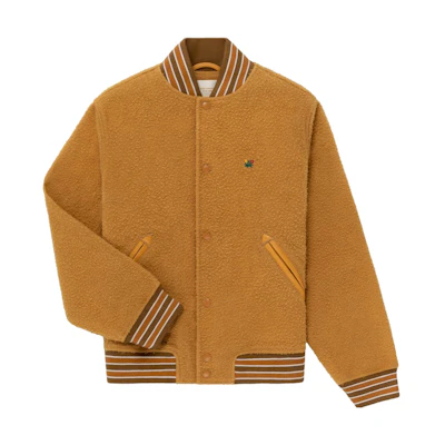 Aimé Leon Dore FW23 Logo Embroidered Striped Collar Long-Sleeve Jacket Unisex FW23WJ017