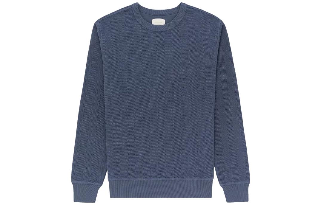 Aimé Leon Dore FW23 Solid Pullover Crewneck Sweatshirt Navy () FW23CS024-VINT