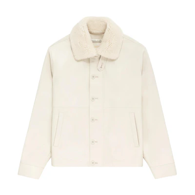 Aimé Leon Dore Letter Print Single-Breasted Jacket Unisex White FW23WJ009-0007