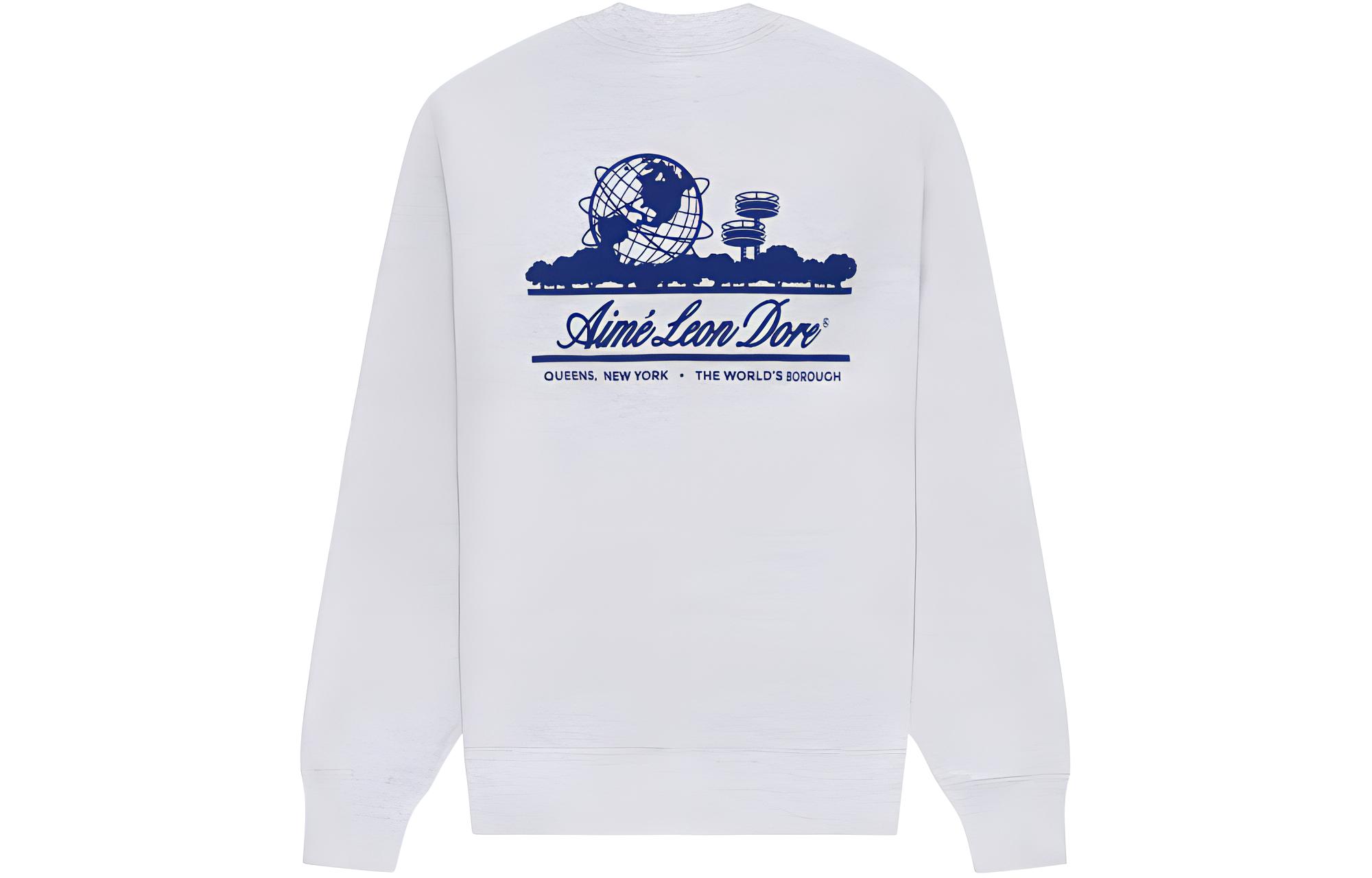 Aimé Leon Dore Logo Print Crewneck Pullover Sweatshirt Men SS24CS003