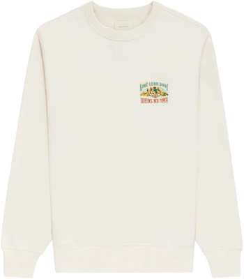Aimé Leon Dore Logo Print Crewneck Sweatshirt Beige Unisex Lelaki Wanita FW23CS022-0042 Buy Aimé Leon Dore Logo Print Crewneck Sweatshirt Beige Unisex Lelaki Wanita FW23CS022-0042