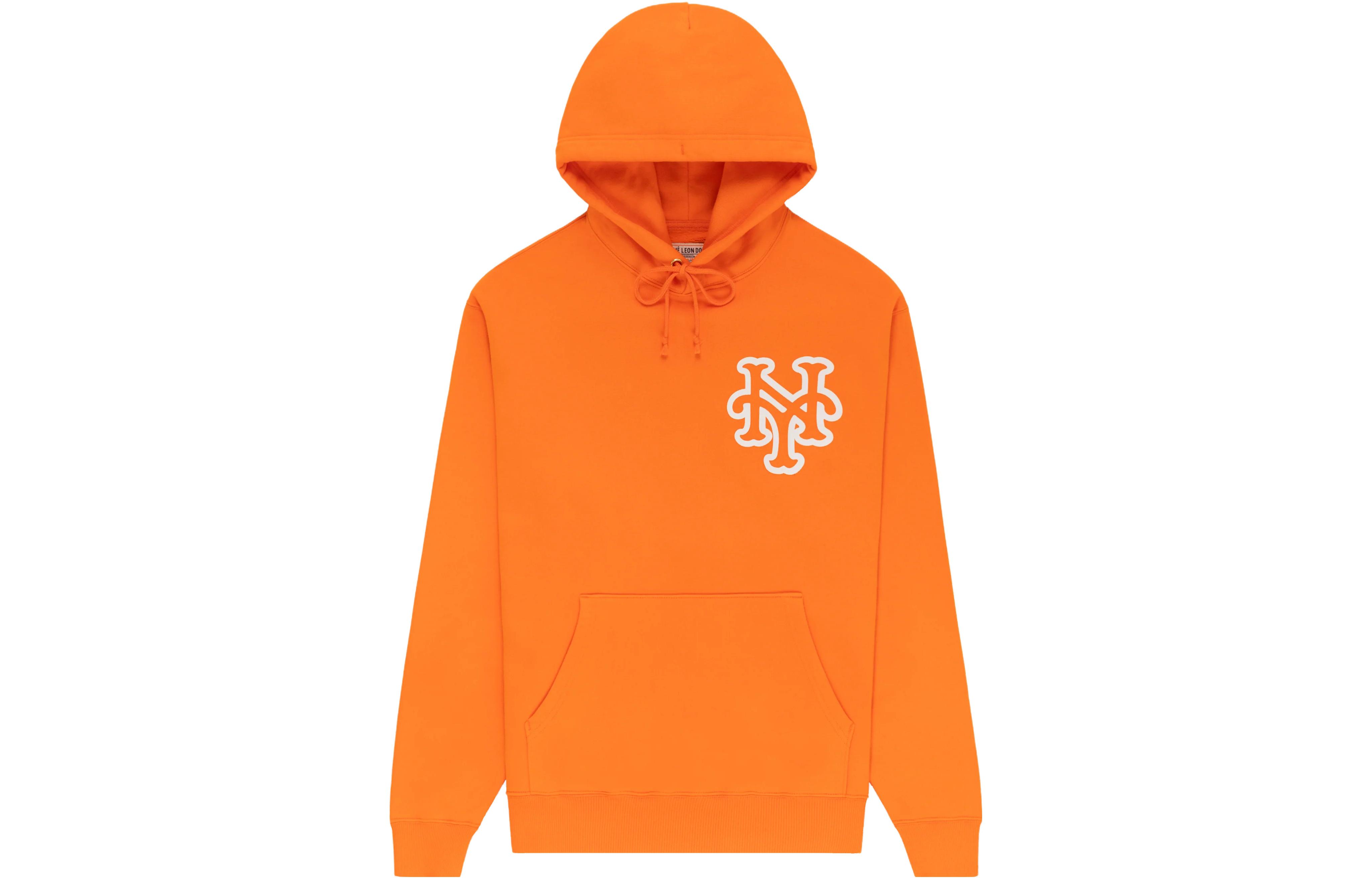 Aimé Leon Dore Logo Print Hoodie Unisex Orange FW23CH012-0001