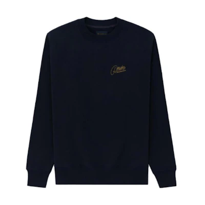 Aimé Leon Dore Navy Blue Crewneck Sweatshirt Unisex - Navy SS23WR018