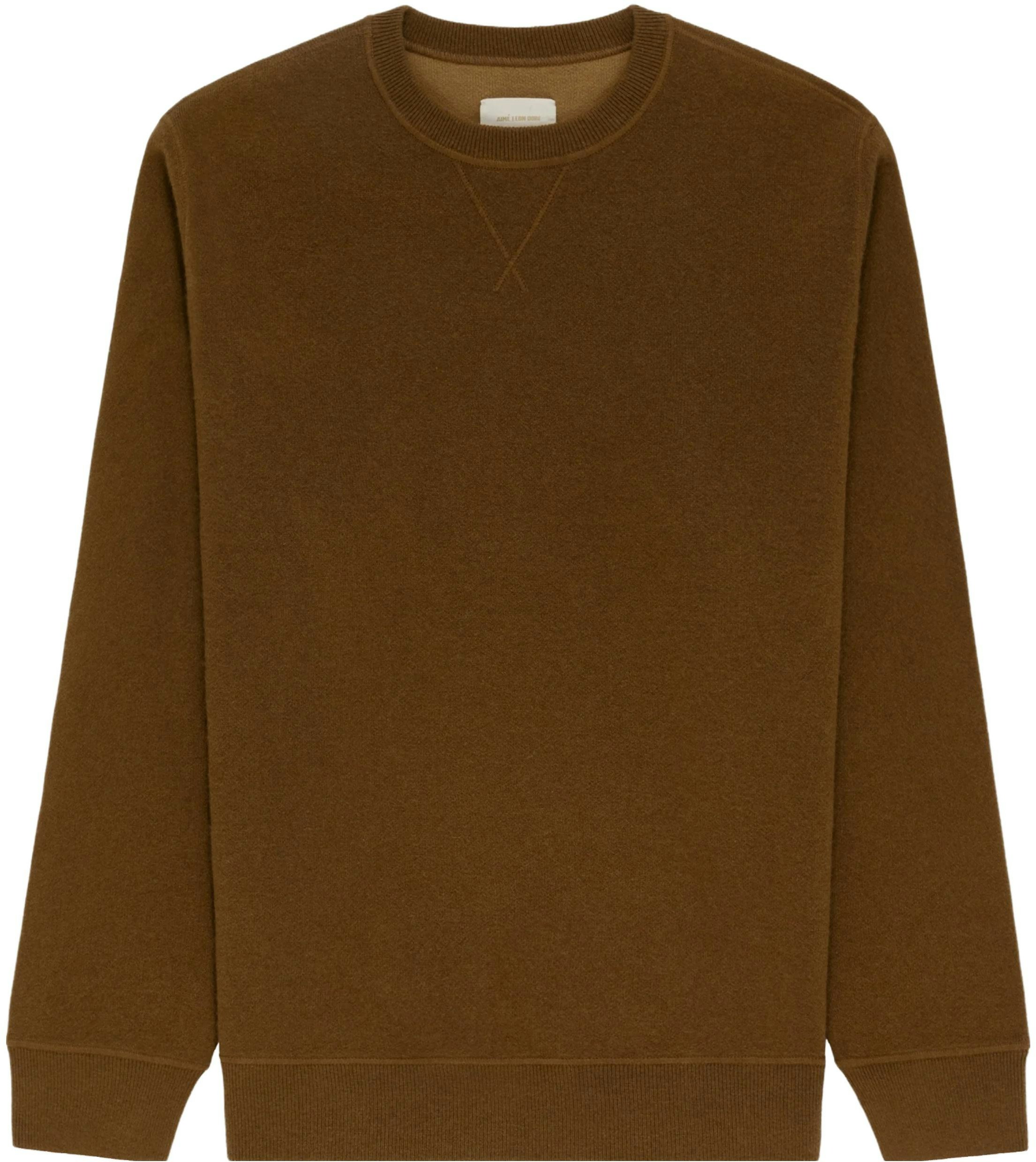 aime-leon-dore-plain-crewneck-sweatshirt-unisex-brown-fw-23-ks-044-0020