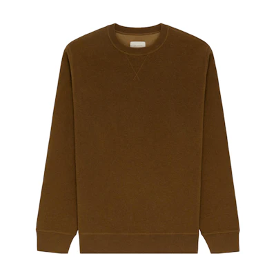 Aimé Leon Dore Plain Crewneck Sweatshirt Unisex Brown FW23KS044-0020