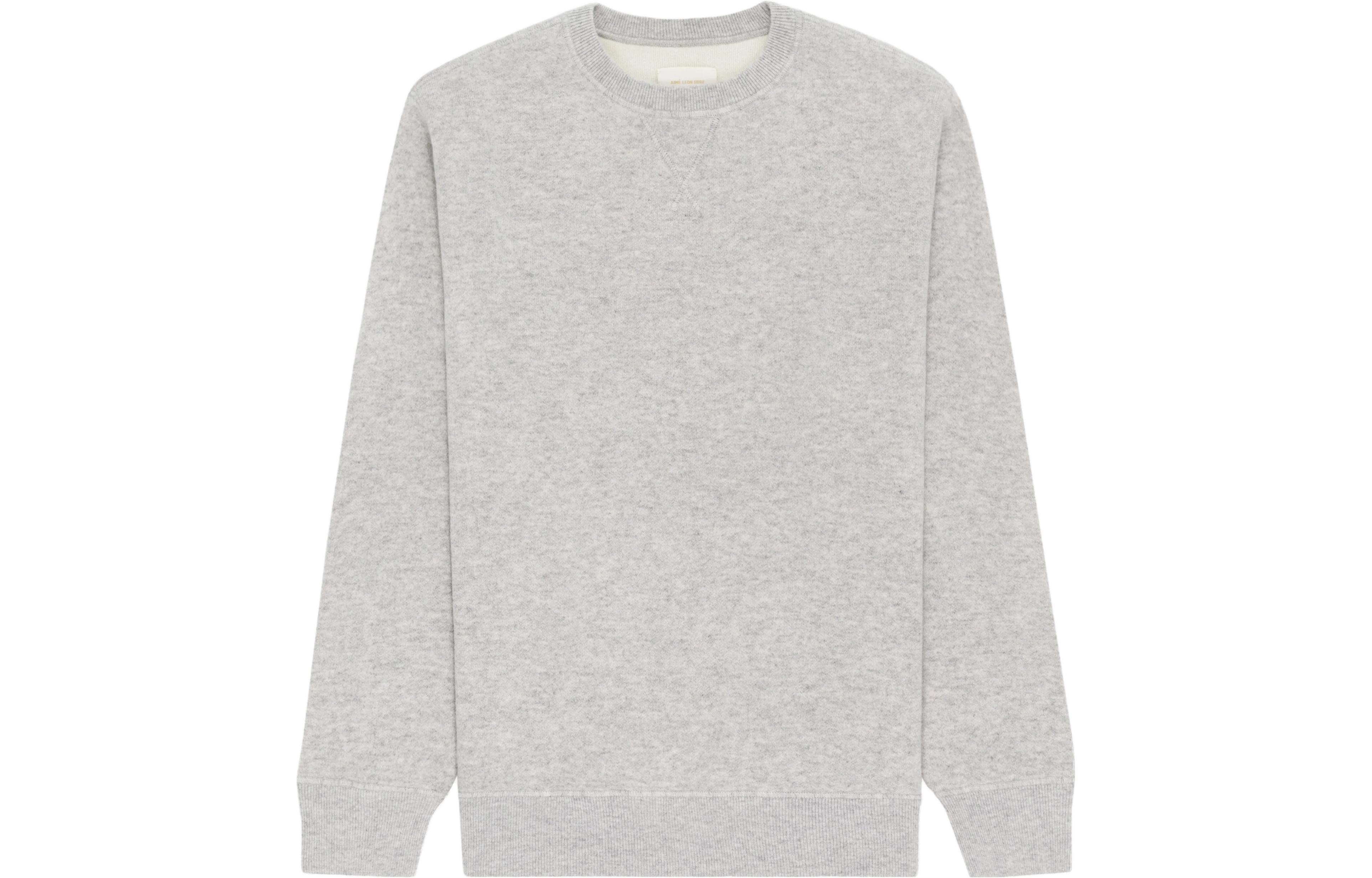 Aimé Leon Dore Plain Crewneck Sweatshirt Unisex Grey FW23KS044-0021