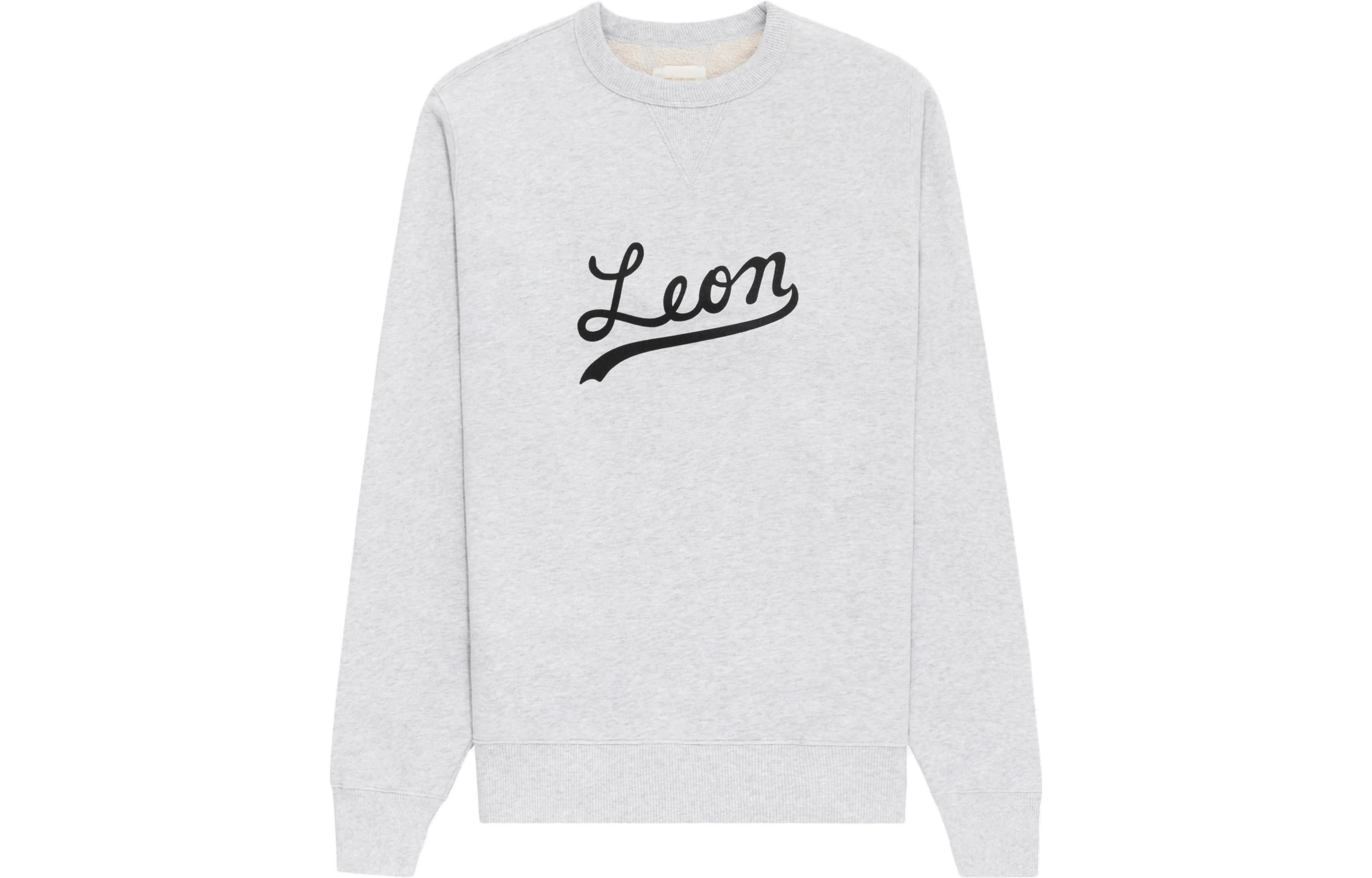 Aimé Leon Dore Printed Crewneck Sweatshirt Unisex Grey FW23CS017-0013