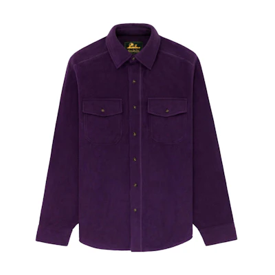 Aimé Leon Dore Solid Color Collared Jacket Unisex Purple FW23WT027-0004