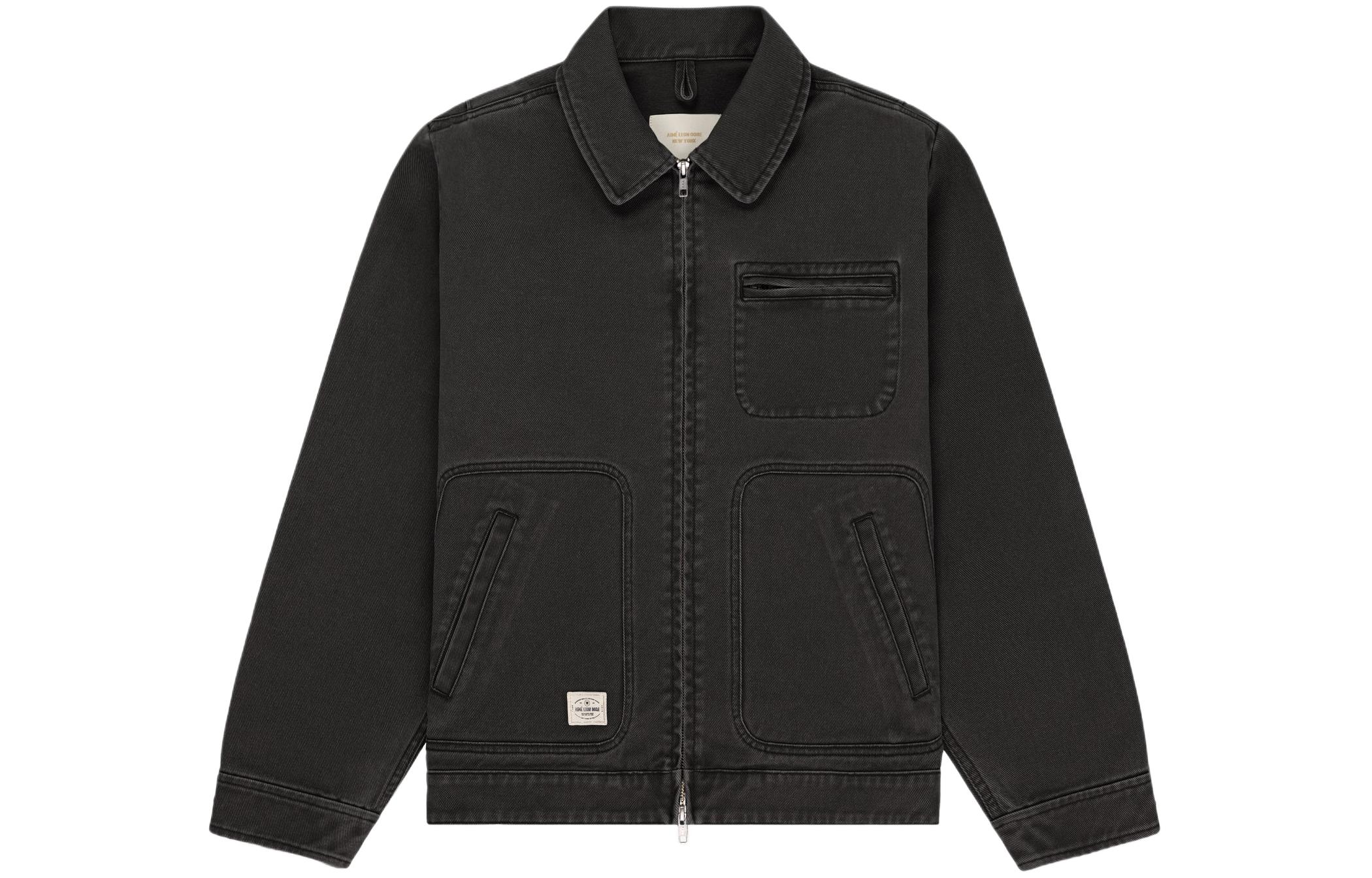 Aimé Leon Dore Solid Color Zip-Up Collared Jacket SS24WJ001