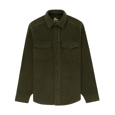 Aimé Leon Dore Solid Green Collared Jacket Unisex FW23WT027-0006