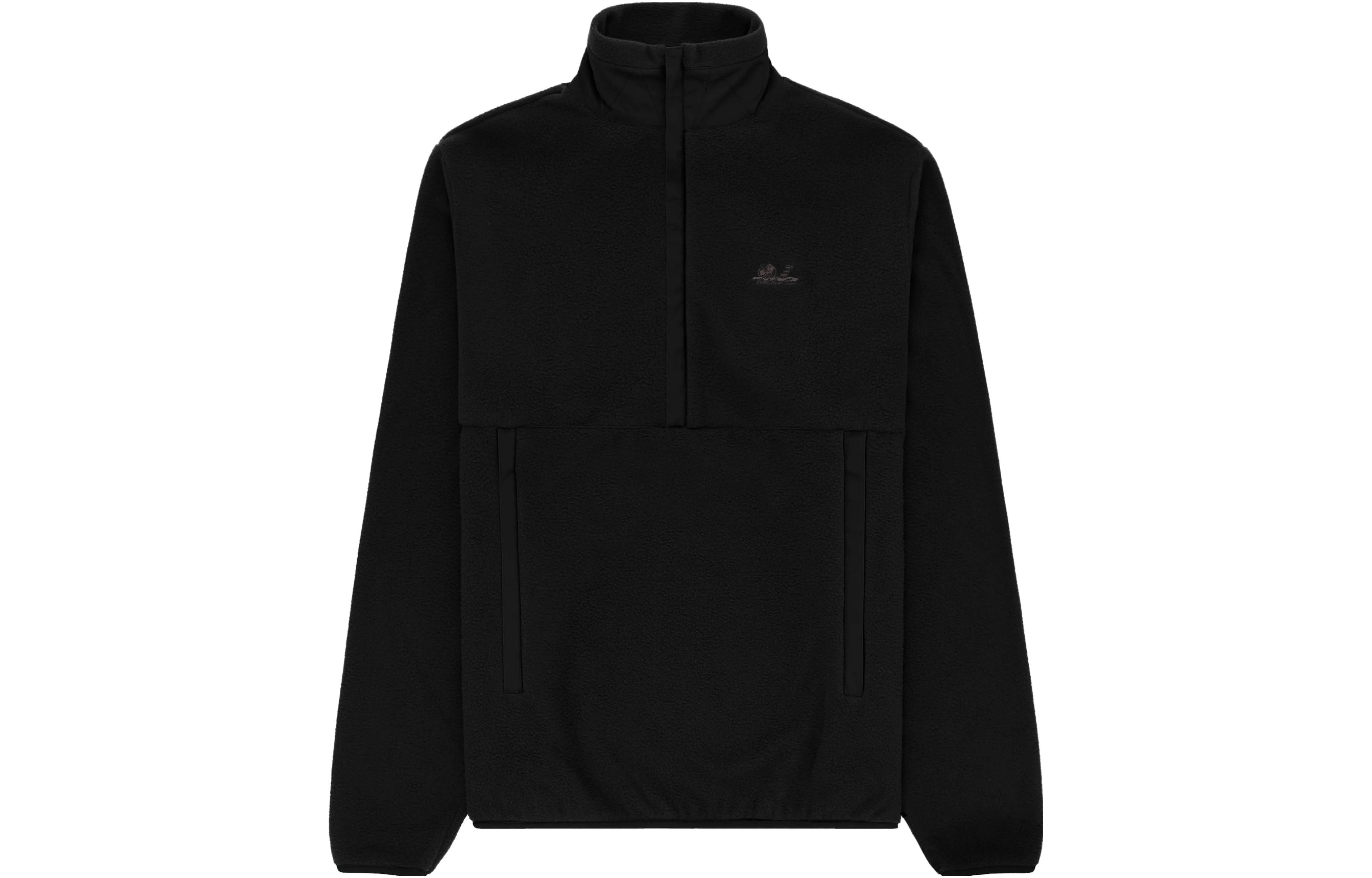 Aimé Leon Dore Solid Pullover Jacket Unisex Black FW23WJ021-0003
