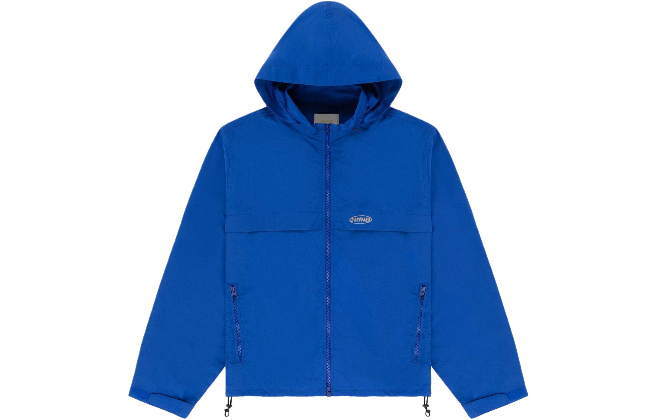 Aimé Leon Dore SS24 Blue Zip Pocket Jacket with Logo, Unisex SS24WJ006-ROYAL