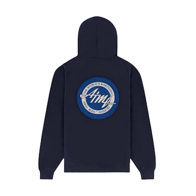 Aimé Leon Dore SS24 Embroidered Logo Kangaroo Pocket Sweatshirt Blue Unisex SS24CH002-BLUE