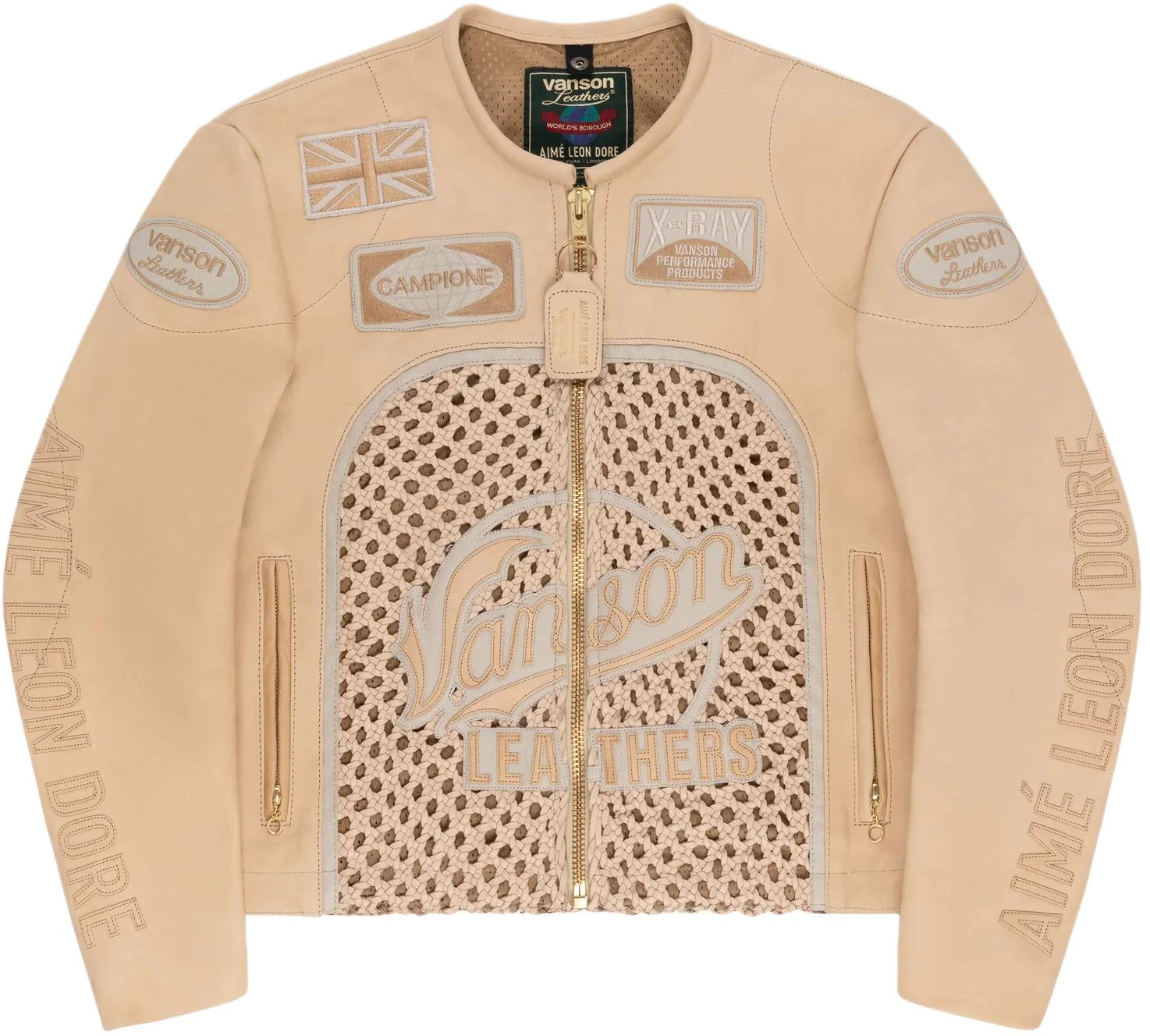 aime-leon-dore-ss-24-khaki-logo-applique-zip-up-jacket-long-sleeve-ss-24-wj-019-bone
