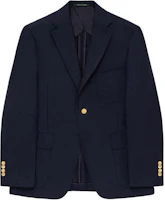 Aimé Leon Dore SS24 Navy Button-Up Jacket with Chest Pocket - Unisex SS24WJ024-DARKNAVY Aimé Leon Dore SS24 Navy Button-Up Jacket with Chest Pocket - Unisex SS24WJ024-DARKNAVY