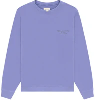 Aimé Leon Dore SS24 Purple Logo Crewneck Sweatshirt Unisex SS24CS001-DEEPPERIWINKLE Aimé Leon Dore SS24 Purple Logo Crewneck Sweatshirt Unisex SS24CS001-DEEPPERIWINKLE